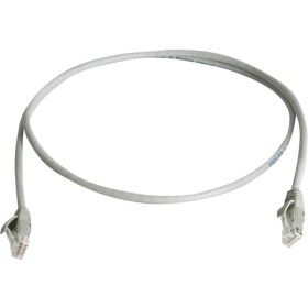 Telegärtner 100009031 RJ45 sieťové káble, prepojovacie káble CAT 6 U/UTP 10.00 m sivá samozhášavý, bez halogénov 1 ks; 100009031