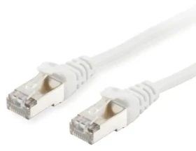 Equip Cat6A S/FTP biela / Patch kábel / RJ-45 / 15 m / PoE (606009)
