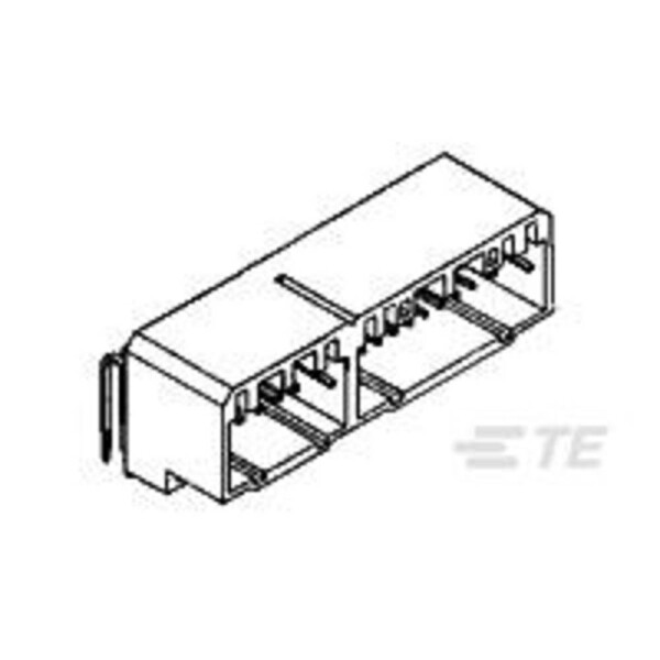TE Connectivity 2-175444-1 1 ks Tube; 2-175444-1