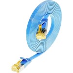 Wirewin 9120042365354 RJ45 sieťové káble, prepojovacie káble CAT 6A U/FTP 2.00 m modrá 1 ks; 9120042365354