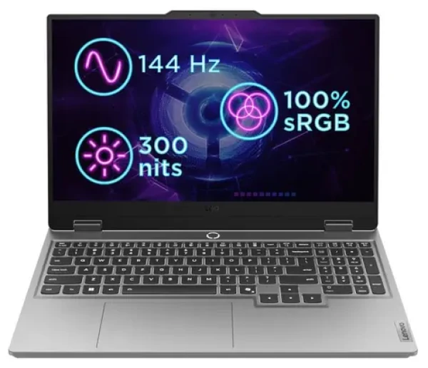 Lenovo LOQ 15IRX10 sivá / 15.6" WQHD / Intel Core i7-13645HX / 16GB / 1TB SSD / RTX 5050 8GB / Bez OS (83JE01C4CK)