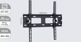VivoLink Medium Wall Mount w/Tilt čierna / nástenný držiak pre monitor / 400x400 mm / 23 "-55" / až do 50 kg (VLMW2355T)