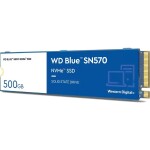 WD Blue SN570 500GB M.2 2280 PCI-E x4 Gen3 NVMe (WDS500G3B0C)