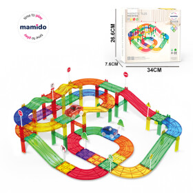 Mamido Mamido Magnetická stavebnica pretekárska dráha 185 dielov MT1499