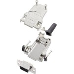 Encitech DTZF09-HDS15-K 6355-0063-11 sada D-SUB zásuvková lišta 180 ° Pólov: 15 spájkovaný 1 sada; 6355-0063-11
