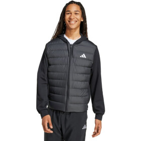 Pánska páperová bunda adidas Essentials Climawarm Hybrid Hooded Jacket black KA5251 pánska XS