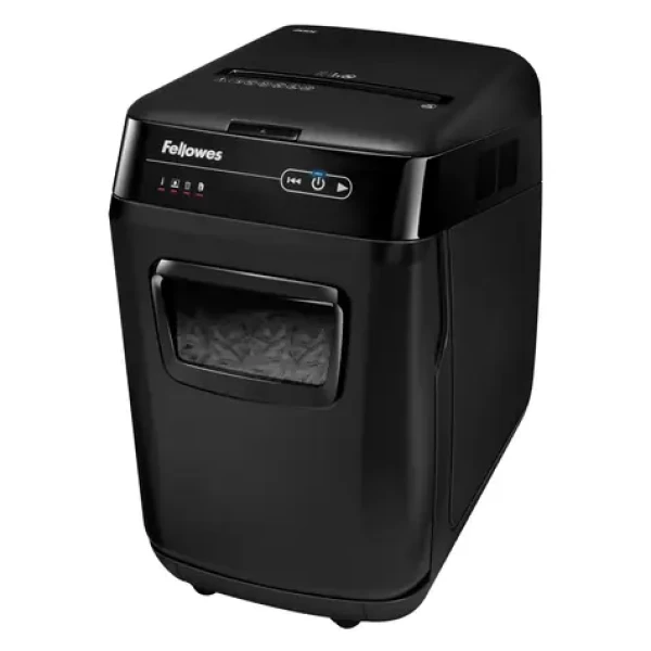Fellowes AutoMax 200C čierna / Skartovač / 200 listov / otočné kolieska (4653601)