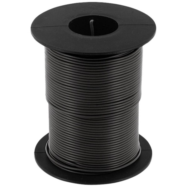 Econ connect KL025SW50 opletenie / lanko, 1 x 0.25 mm², čierna, 50 m; KL025SW50