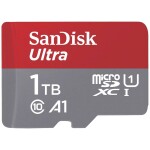 SanDisk microSDXC Ultra 1TB (A1/UHS-I/Cl.10/150MB/s) + Adapter Mobile pamäťová karta micro SDXC 1 TB A1 Application Performance Class, UHS-Class 1; SDSQUAC-1T00-GN6MA