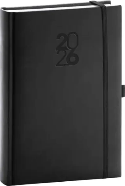 NOTIQUE Denný diár Aprint Top 2026 čierny / 15 x 21 cm (PGD-DA5AT-6001)