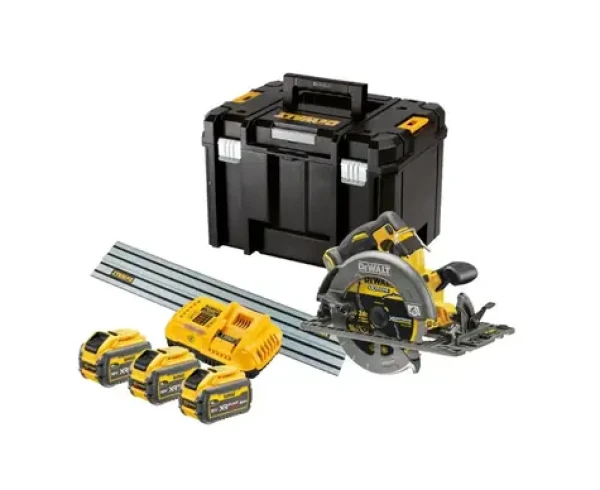 DeWalt DCS579NTA / Aku kotúčová píla / 54 V / kotúč 190mm / 3x 9.0Ah + nabíjačka + kufor (DCS579NTA)