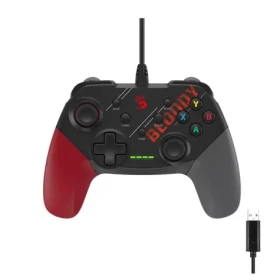 A4Tech Bloody GP30 čierna / Gamepad / PS3 / PC / Android / Switch / USB-A (GP30-BKRD)
