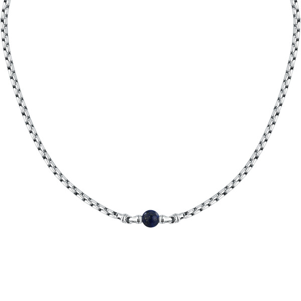 Morellato Oceľový náhrdelník s Lapis Lazuli Pietre S1745
