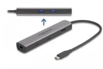 DeLock Dokovacia stanica / USB-C 3.2 Gen 2 / Thunderbolt 3 / Thunderbolt 4 / HDMI / 2.5GbE (87865)