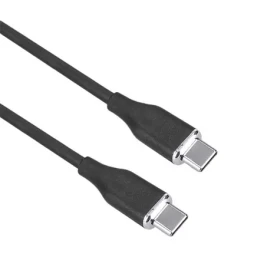 Solight SSC17005-S Kábel USB-C 3.1 (M) - USB-C 3.1 (M) 0.5m čierna / silikón (SSC17005-S)