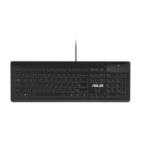 Asus klávesnica SMART Card KU100 čierna / klávesnica / membránová / drôtová / čítačka kariet / CZ/SK (90XB05E0-BKB000)