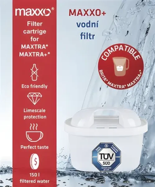 Maxxo+ filtračná vložka pre filtračné kanvice / Filtračná vložka / kompatibilná s Brita Maxtra, Maxtra+ (100002104275)