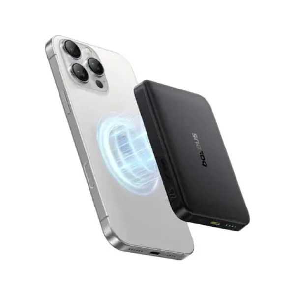 Baseus EnerFill FM12 čierna / Powerbanka / 10000 mAh / Qi2 / 22,5W (E0028500)