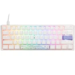Ducky One 3 Classic Mini Cherry MX-Blue biela / herná klávesnica / podsvietená / mechanická / drôtová USB-C / US (DKON2161ST-CUSPDPWWWSC1)