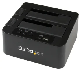 StarTech USB 3.0 a eSATA duplikátor diskov / Duplikátor disku / 2,5 "a 3,5" SATA HDD/SSD / Chipset JMS562 (SDOCK2U33RE)