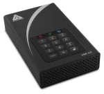 Apricorn Aegis Padlock DT Secure 6TB čierna / Externý HDD / 3.5" / šifrovanie 256-bit AES / USB 3.0 (ADT-3PL256-6000)