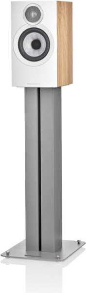 Podspeakers B&W 607 S3 pedestal speaker, 1 pc, white/oak