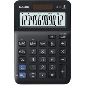 Casio MS-20F / Stolová kalkulačka / 12-miestny LCD displej / duálne napájanie solar/batérie / výpočet DPH