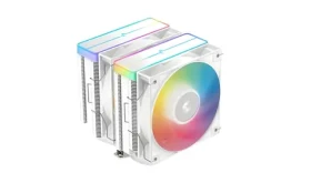 DEEPCOOL AG620 WH ARGB V2 biela / Chladič CPU / 2× 120 mm ARGB / Hydro Bearing / LGA1851 / AM5 (R-AG620-WHAMMN-GJD)