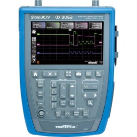 Metrix OX 9062 digitálny osciloskop 60 MHz 2-kanálová 2.5 GSa/s 100 kpts 12 Bit digitálne pamäťové médium (DSO), ručné zariadenie, funkcie multimetra,; OX9062