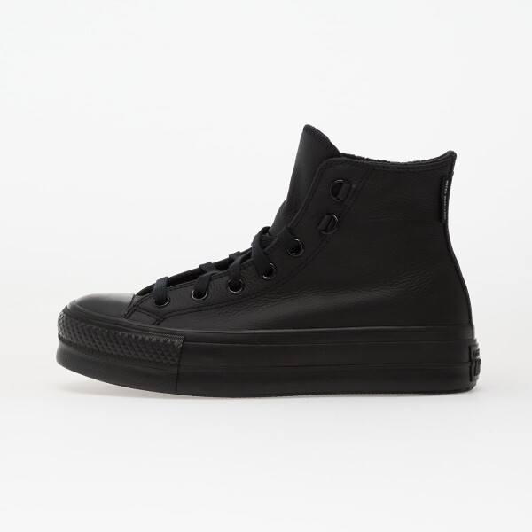Tenisky Converse Chuck Taylor All Star Lift Platform Leather Hi Black/ Black/ Black EUR 37.5