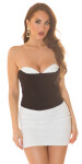 Sexy Koucla Bandeau Top Corset Look Einheitsgroesse