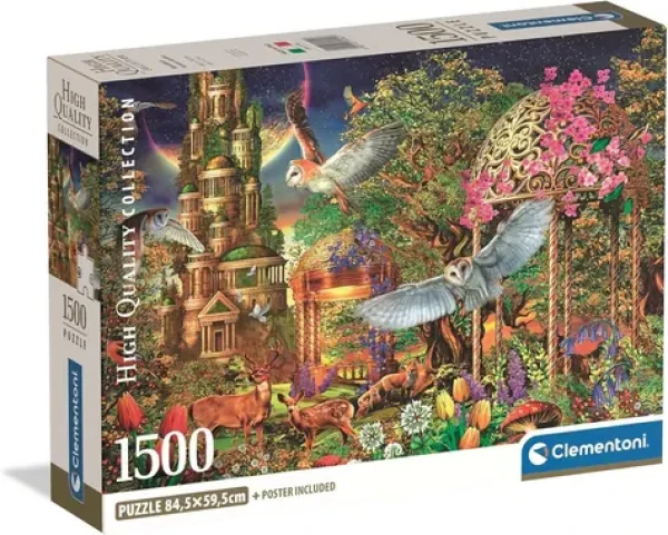 Clementoni Puzzle Lesná záhrada fantázie