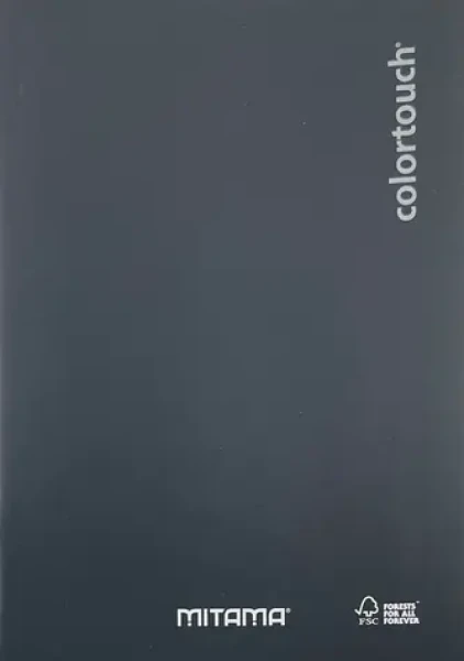 Mitama Color Touch čierna / Zošit / A5 / linajkový / 40 +2 listov (62002-90225)