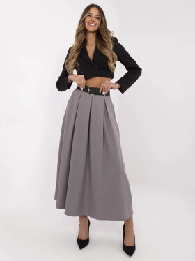 Dámska dlhá sukňa MI SD 88653.89 Grey - FPrice one size šedá