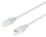 Lanview LightFlex biela / Sieťový kábel / Cat6 U/UTP / 1 m / LSZH (LV-LIGHT-UTP601W)