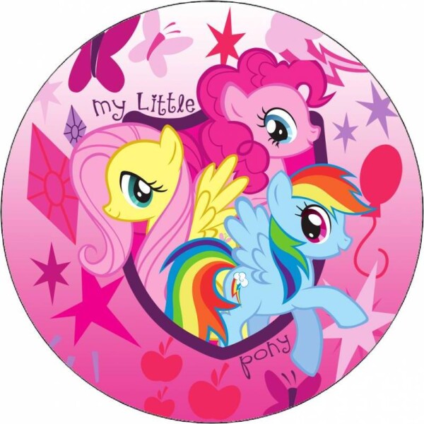 Jedlý papier My Little Pony, 19,5 cm - Pictu Hap