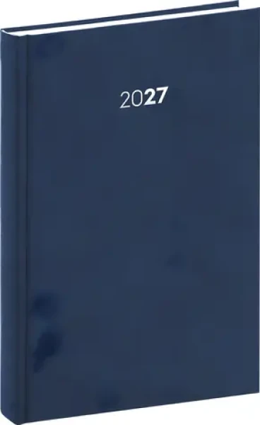 NOTIQUE Denný diár Balakon 2027 tmavo modrý / 15 × 21 cm