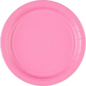 Papierový tanier 8 ks ružový 22,8 cm - Amscan