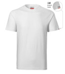 Base tričko unisex white 00 (štítok značky) S