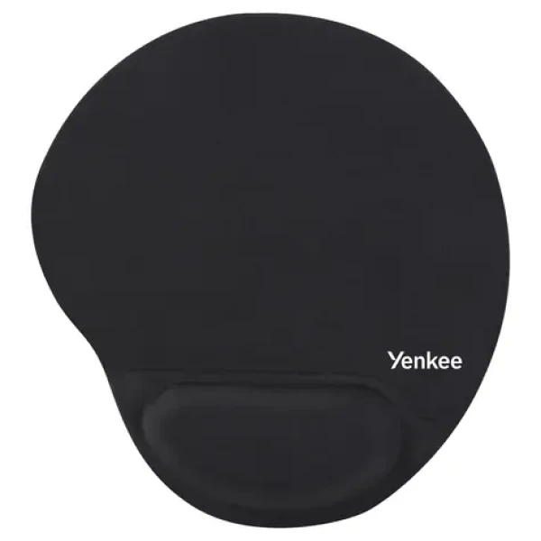 YENKEE Gélová podložka pod myš čierna / 250x220x20 mm (45009514)