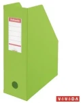 Esselte VIVIDA zelená / Stojan na časopisy / A4 / Kartón s PVC fóliou / šírka chrbta 100 mm (56076)