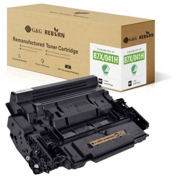 G&G Reborn remanufactured toner náhradný HP 87X čierna 18000 Seiten kompatibilná toner; 21243