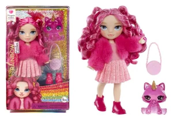 MGA Rainbow High Littles bábika - Magenta (Pink)
