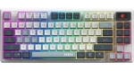 MSI Forge GK600 TKL Wireless Sky šedá / Bezdrôtová herná klávesnica / 83 kláves / RGB podsvietenie / US layout / USB-C (FORGE GK600 TKL W SKY US)