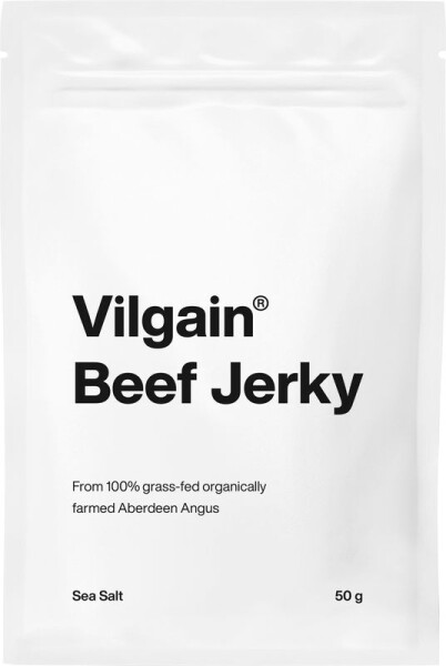 Vilgain Hovädzie jerky BIO morská soľ