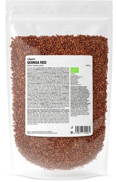 Vilgain Červená quinoa BIO – 500 g