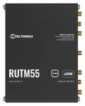 Teltonika RUTM55 bez adaptéra / Router industriálny / 5G / LTE Cat19 / Wi-Fi 5 / Dual SIM / eSIM / 4X Gbit LAN (RUTM55000000)