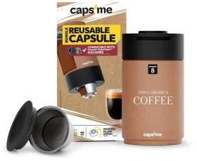 CAPSME Minimalist Pack / znovu plniteľné kapsule Dolce Gusto / 2ks / bez kávy (CAPS-COFFDG-SC01-INTER)