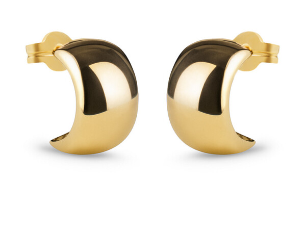 Brilio Elegantné visiace náušnice zo žltého zlata 14/167.961/3