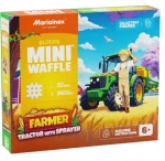 MARIOINEX Stavebnica Mini Waffle Traktor s postrekovačom